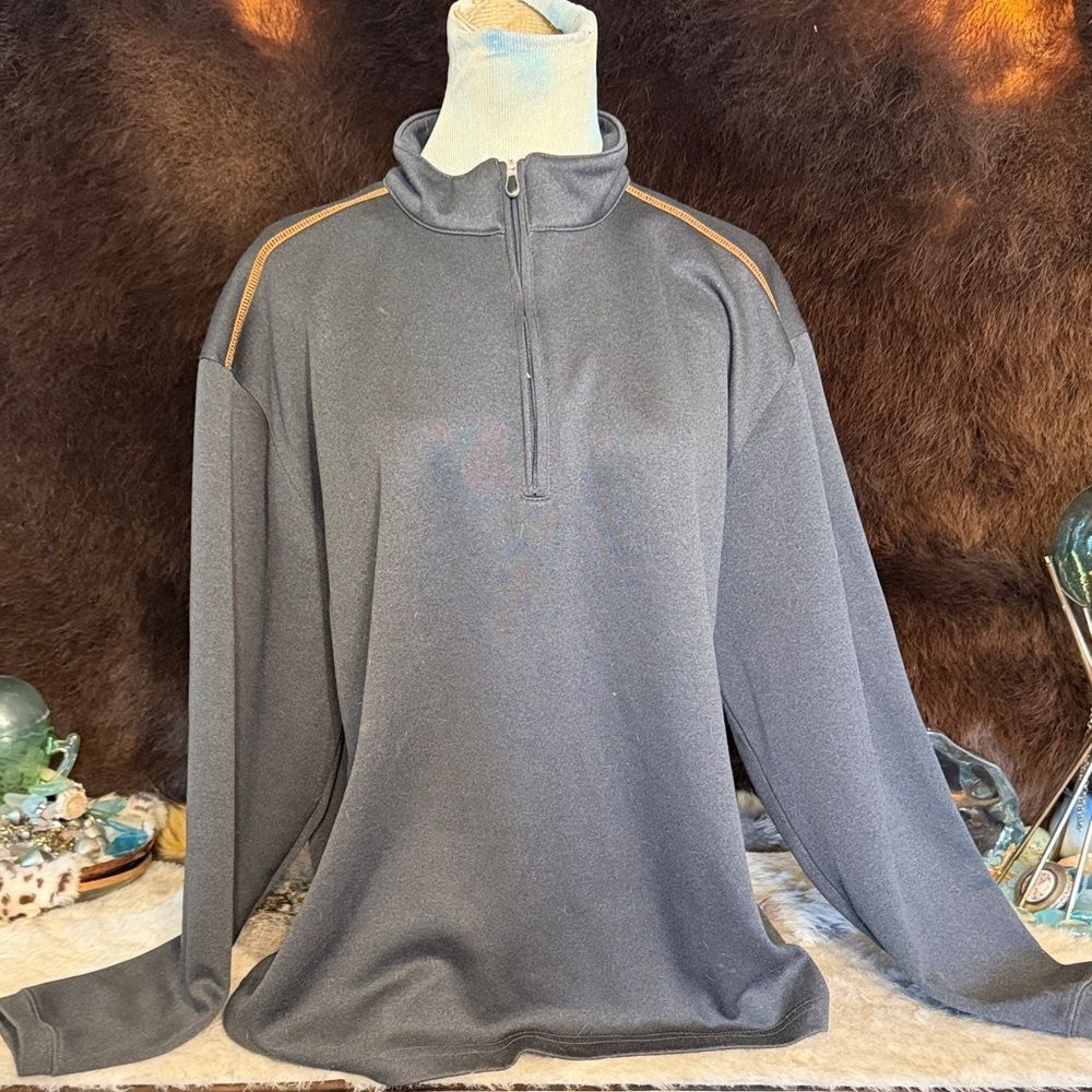 Pebble Beach gray Performance Pullover L (3348)